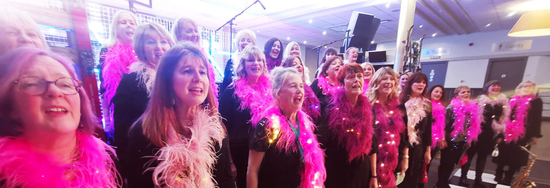 Singing at Chester Racecourse